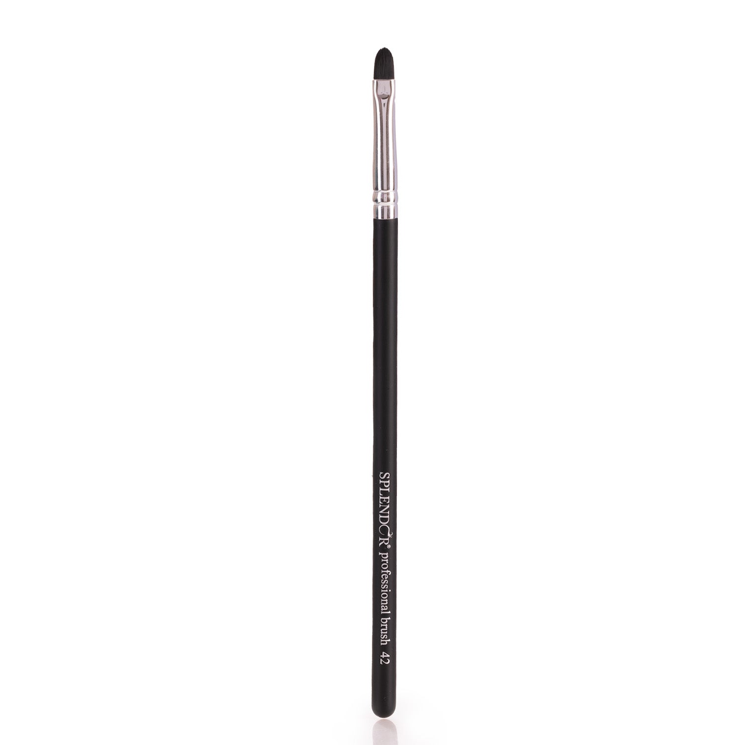 Pensula Profesionala Splendor S42 plata pentru baza pleoape / detalii / precizie par sintetic