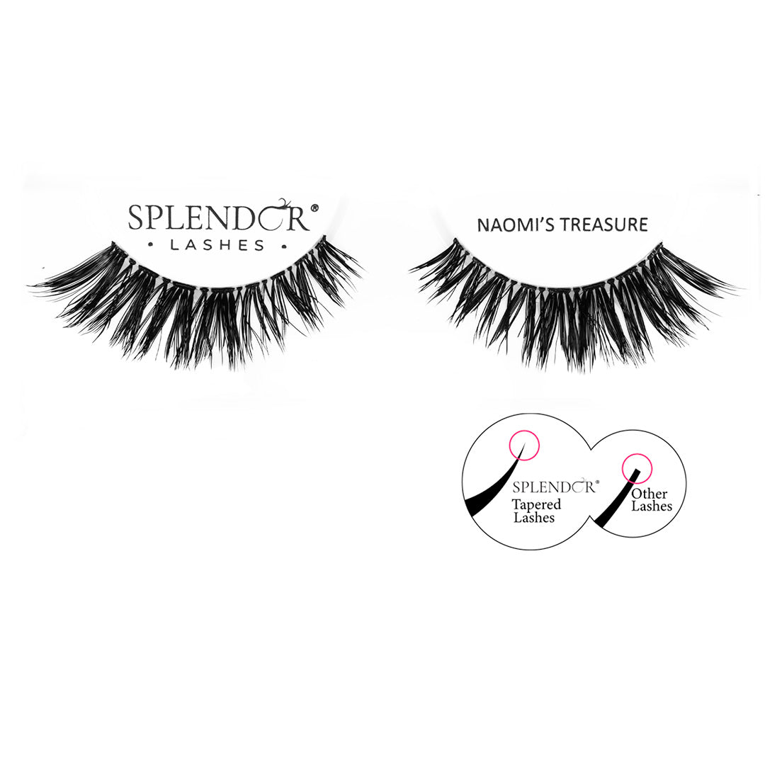 Gene false banda par natural Splendor Lashes Naomi's Treasure varfuri ingustate