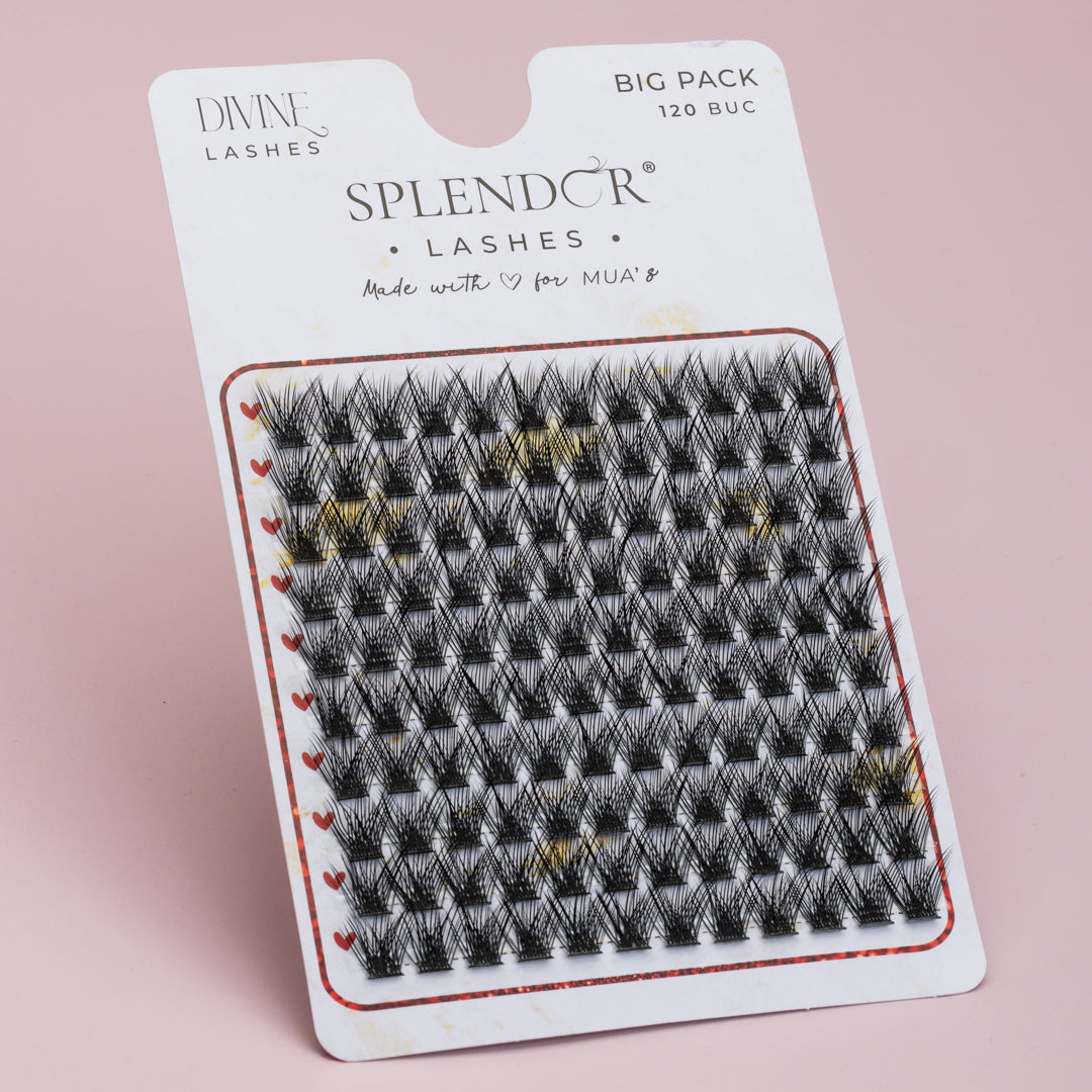 Big Pack Gene false smocuri matase Divine curbura C 120 buc