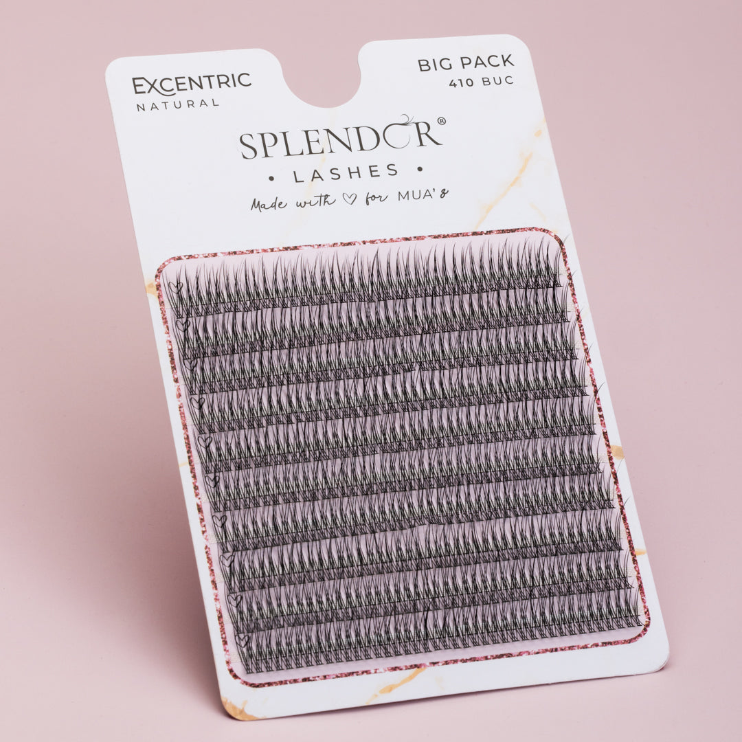 Big Pack Gene false smocuri matase Excentric Natural curbura C 410 buc