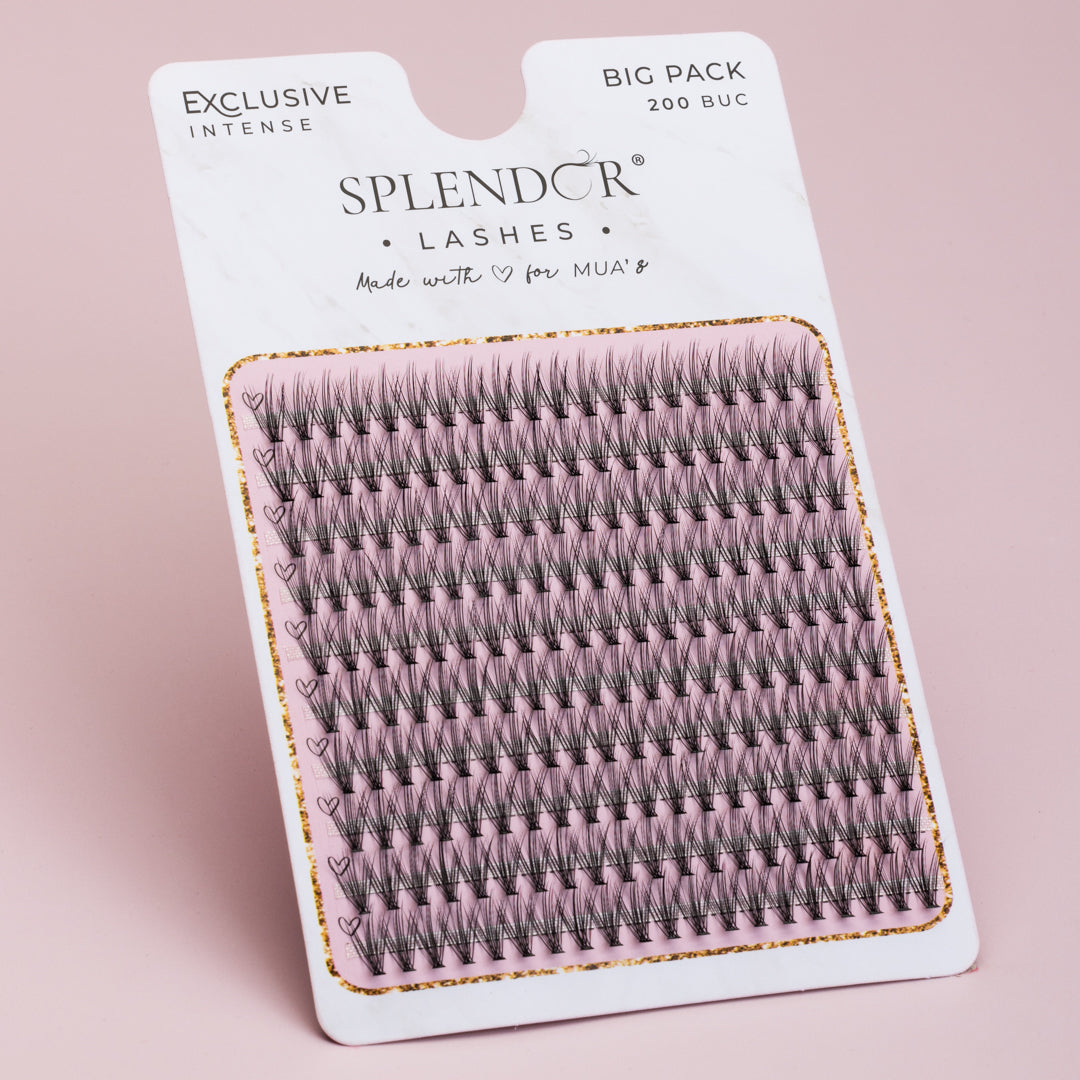 Big Pack Gene false smocuri matase Exclusive Intense curbura C 200 buc