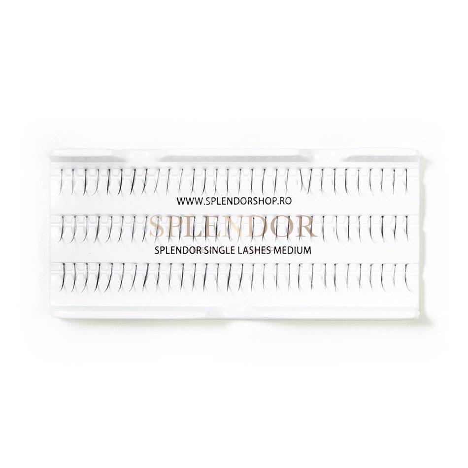 Extensii gene fir cu fir Splendor Lashes Single 90 buc