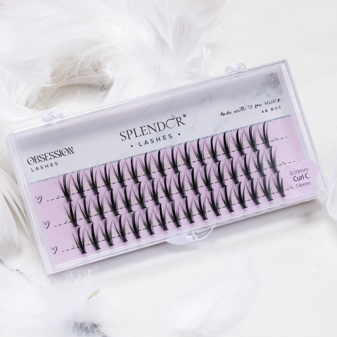 Gene false smocuri matase Obsession curbura C 48 buc