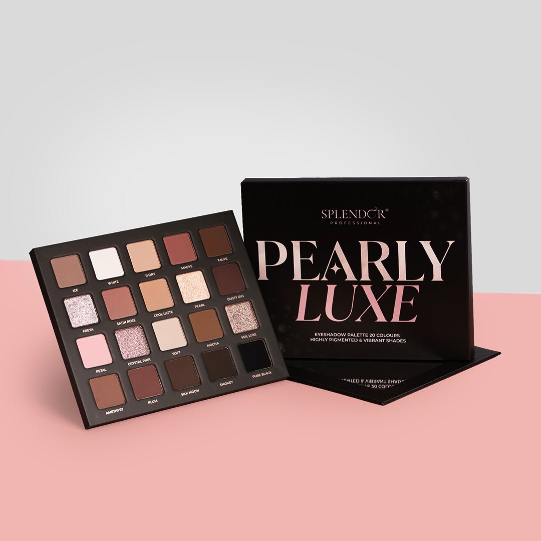 Paleta 20 farduri PEARLY LUXE SPLENDOR culori pigmentate si vibrante