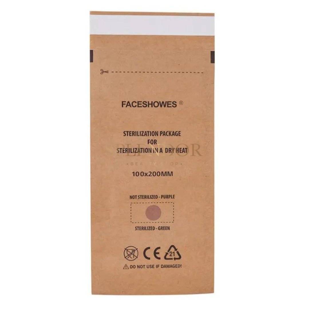 Pungi Sterilizare pupinel din hartie maro 100x200 mm 100 buc