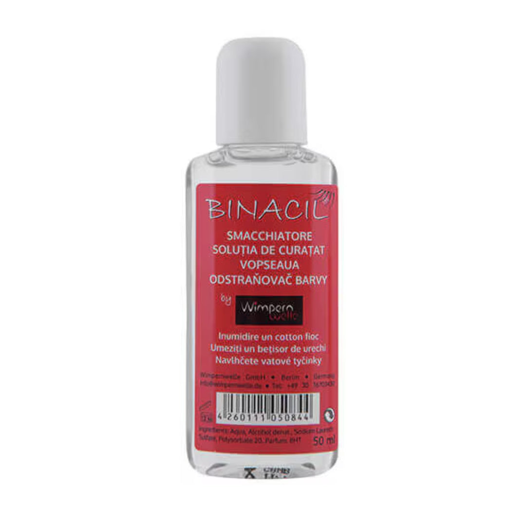 Binacil solutie pentru indepartat vopseaua de pe gene si sprancene 50 ml