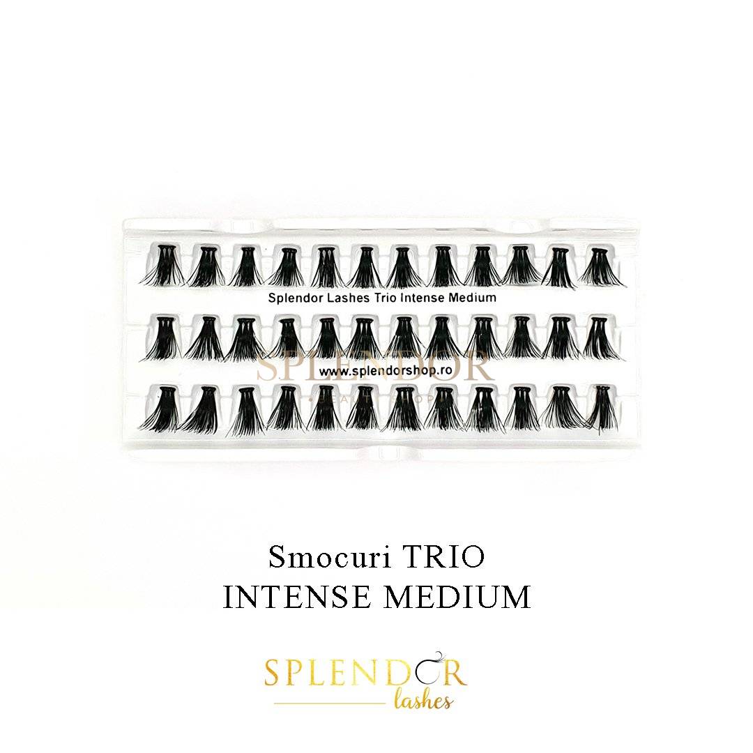 Gene false smocuri Splendor Lashes Trio Intense 36 buc