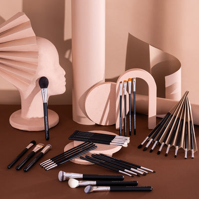 Set 35 pensule profesionale Splendor Complete PRO par sintetic, capra, ponei, veverita + borseta