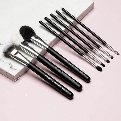 Set 8 pensule profesionale Splendor BASIC KIT par fibre moi sintetice/ capra / ponei + borseta
