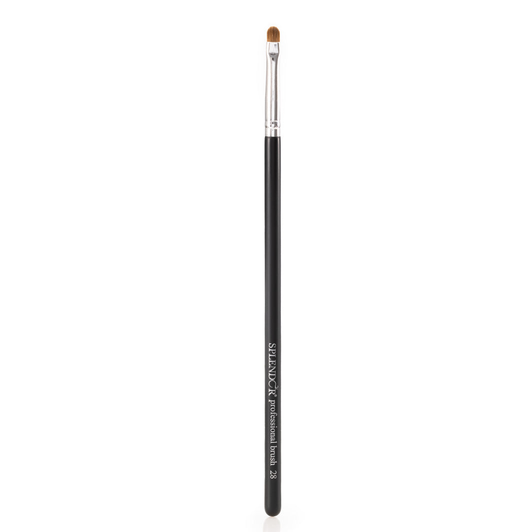 🎁 Pensula Profesionala Splendor S28 buze / machiaje grafice / cut crease par sintetic (100% off)