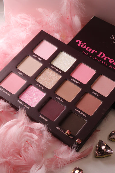 Paleta 12 farduri YOUR DREAM PALETTE  SPLENDOR culori pigmentate si vibrante
