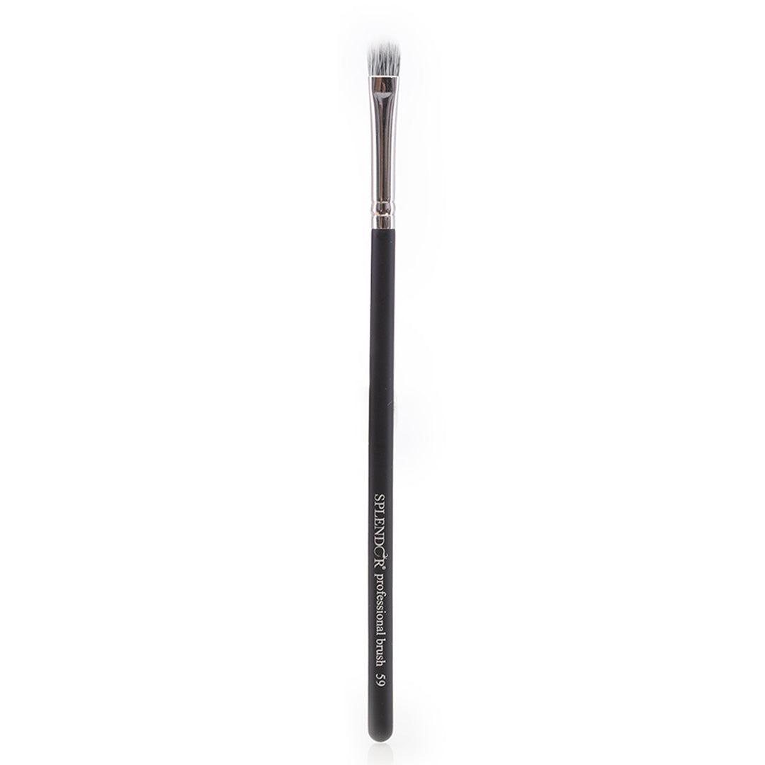 Pensula Profesionala Splendor S59 duo fiber plata estompare/detalii/precizie aplicare tint/baza ochi/pigmenti