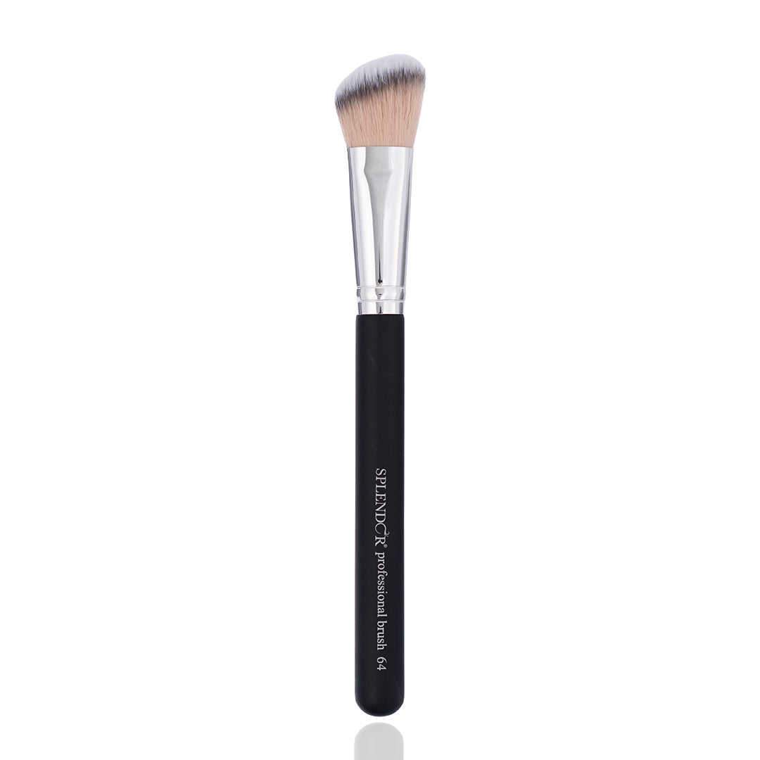 Pensula Profesionala Splendor S64 pentru conturare, blush par fibre moi sintetice