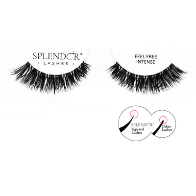 Gene banda par natural Splendor Lashes Feel Free Intense varfuri ingustate