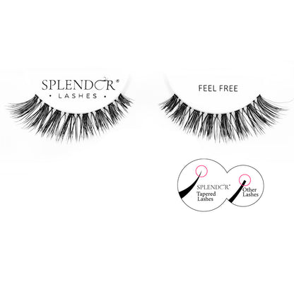 Gene false banda par natural Splendor Lashes Feel Free Demi Wispies varfuri subtiate