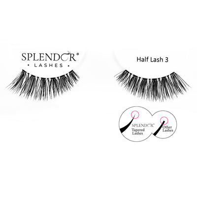 Gene banda Splendor Half Lashes 3 varfuri ingustate