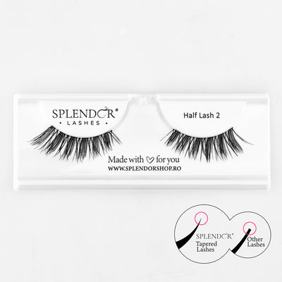 Gene banda Splendor Half Lashes 2 varfuri ingustate
