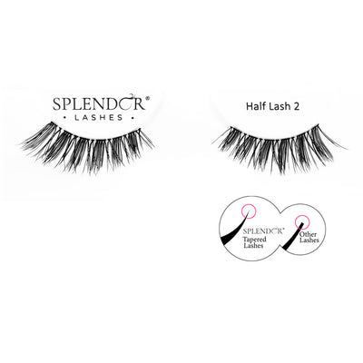Gene banda Splendor Half Lashes 2 varfuri ingustate