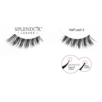 Gene banda Splendor Half Lashes 2 varfuri ingustate