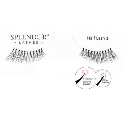 Gene banda Splendor Half Lashes 1 varfuri ingustate