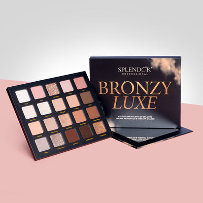 Paleta 20 farduri BRONZY LUXE SPLENDOR culori pigmentate si vibrante