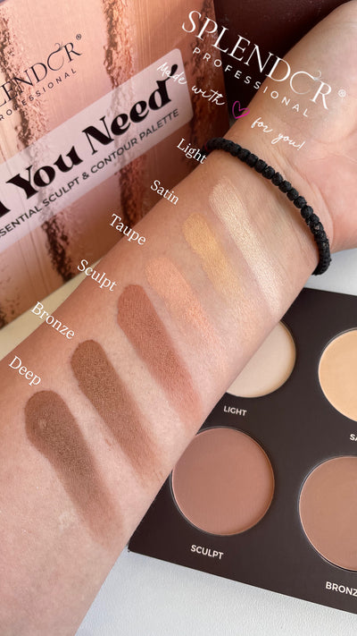 Paleta conturare All You Need - The essential sculpt & contour palette
