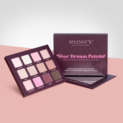 Paleta 12 farduri YOUR DREAM PALETTE  SPLENDOR culori pigmentate si vibrante