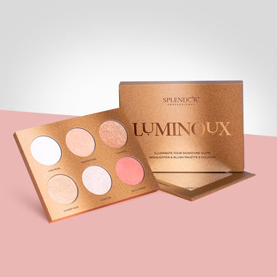 LUMINOUX Paleta Splendor Highlighter si Blush