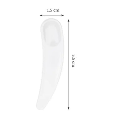 Spatule cosmetice pentru creme si masti alb 10 buc / set