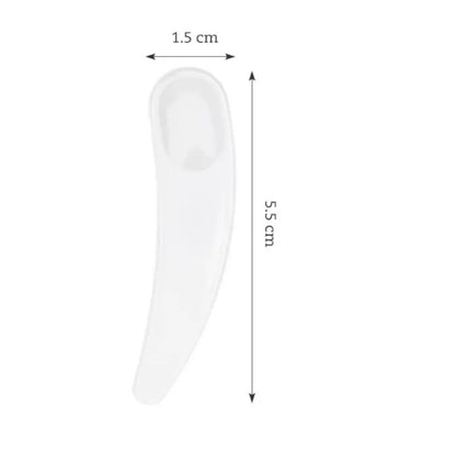 Spatule cosmetice pentru creme si masti alb 10 buc / set