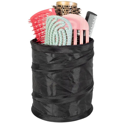 Organizator portabil cosmetice negru