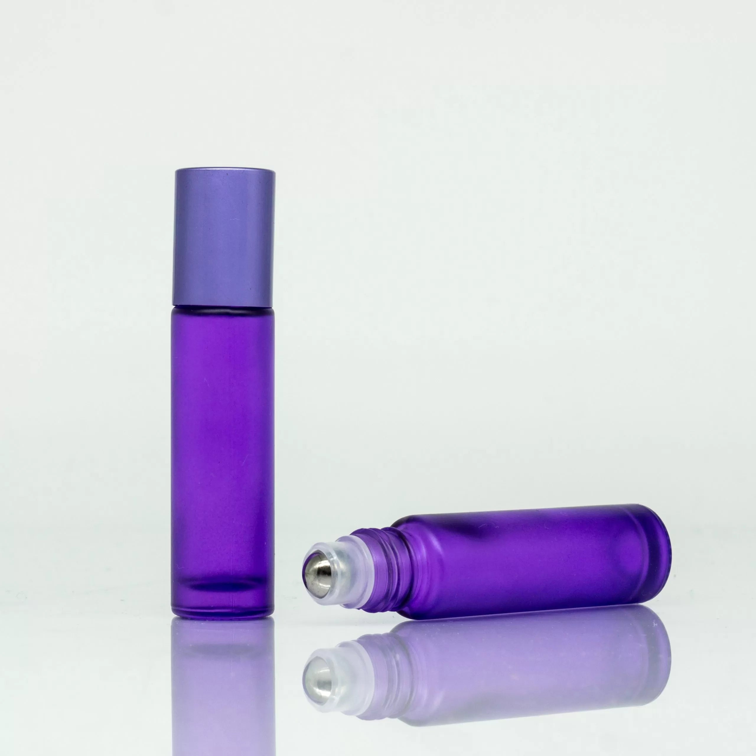 Recipient tip roll-on din sticla groasa frost 10 ml