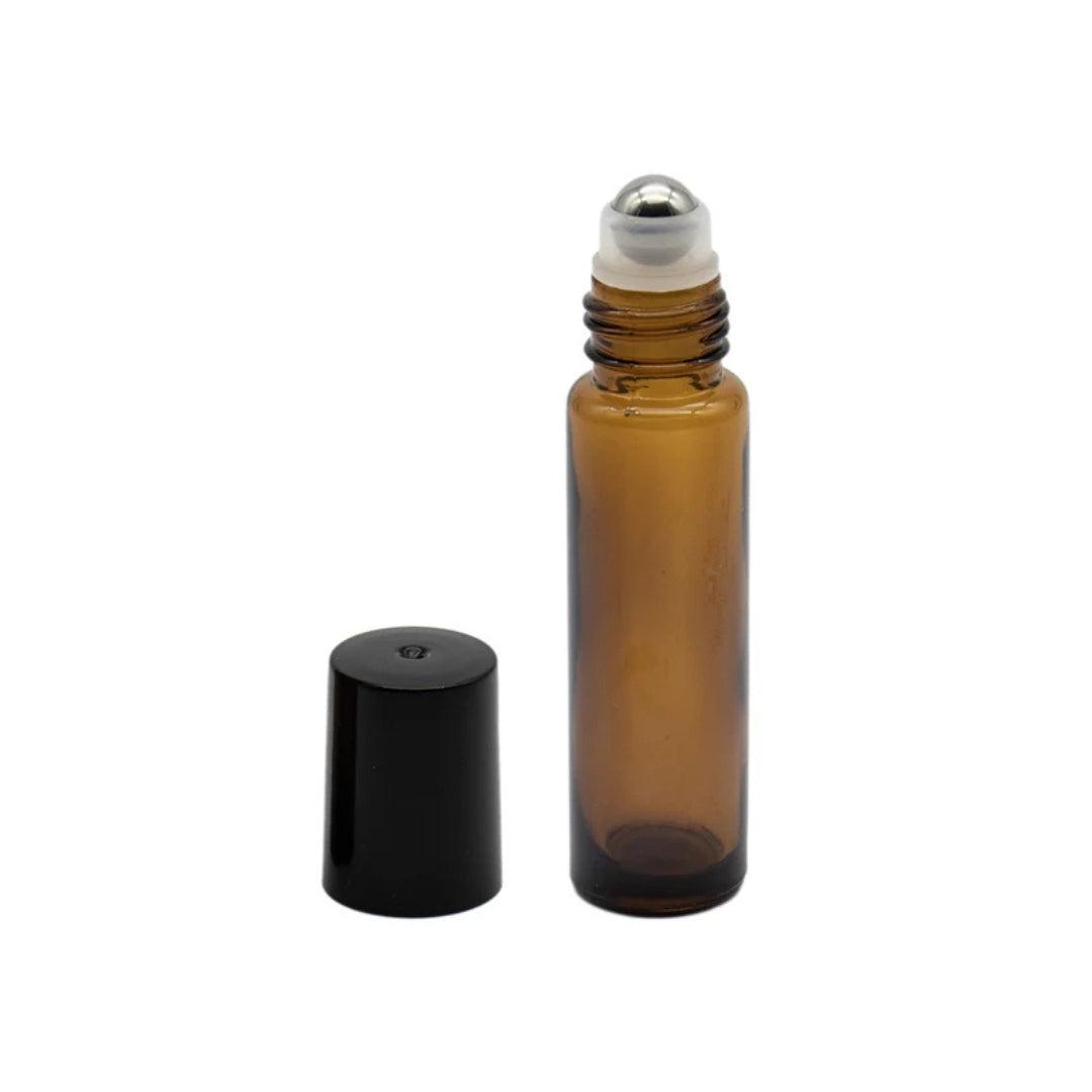 Recipient sticla ambra roll-on