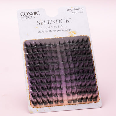 Big Pack Gene smocuri matase Splendor Cosmic Effects Russian Style 120 buc mix 10 - 12mm