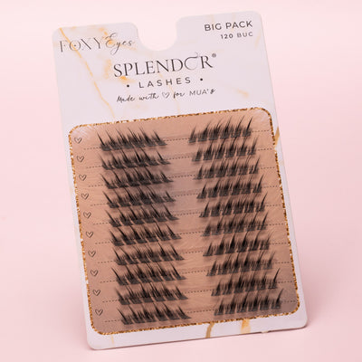 Big Pack Gene false smocuri matase Splendor Foxy Eyes Russian Style 120 buc mix 9 - 12 mm