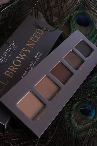 Paleta sprancene 5 farduri ALL BROWS NEED SPLENDOR culori pigmentate si vibrante