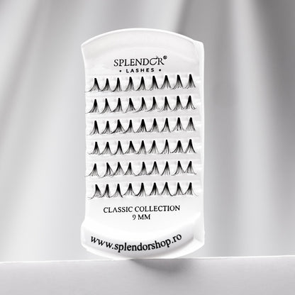 Gene false smocuri fara nod Splendor Lashes Classic Collection 54 buc