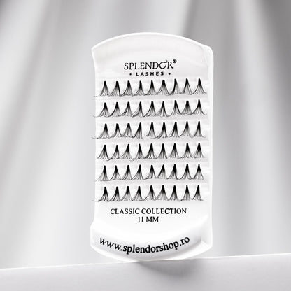Gene false smocuri fara nod Splendor Lashes Classic Collection 54 buc