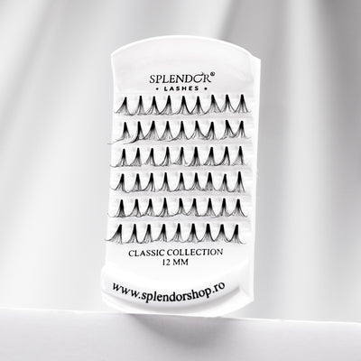 Gene false smocuri fara nod Splendor Lashes Classic Collection 54 buc
