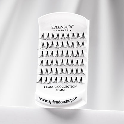 Gene false smocuri fara nod Splendor Lashes Classic Collection 54 buc