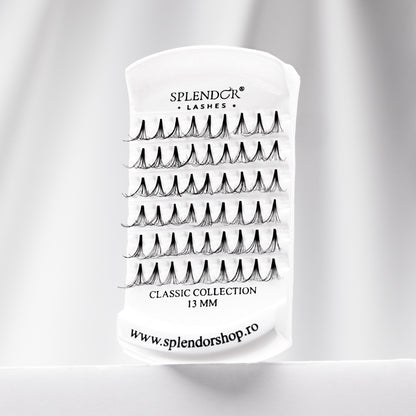 Gene false smocuri fara nod Splendor Lashes Classic Collection 54 buc