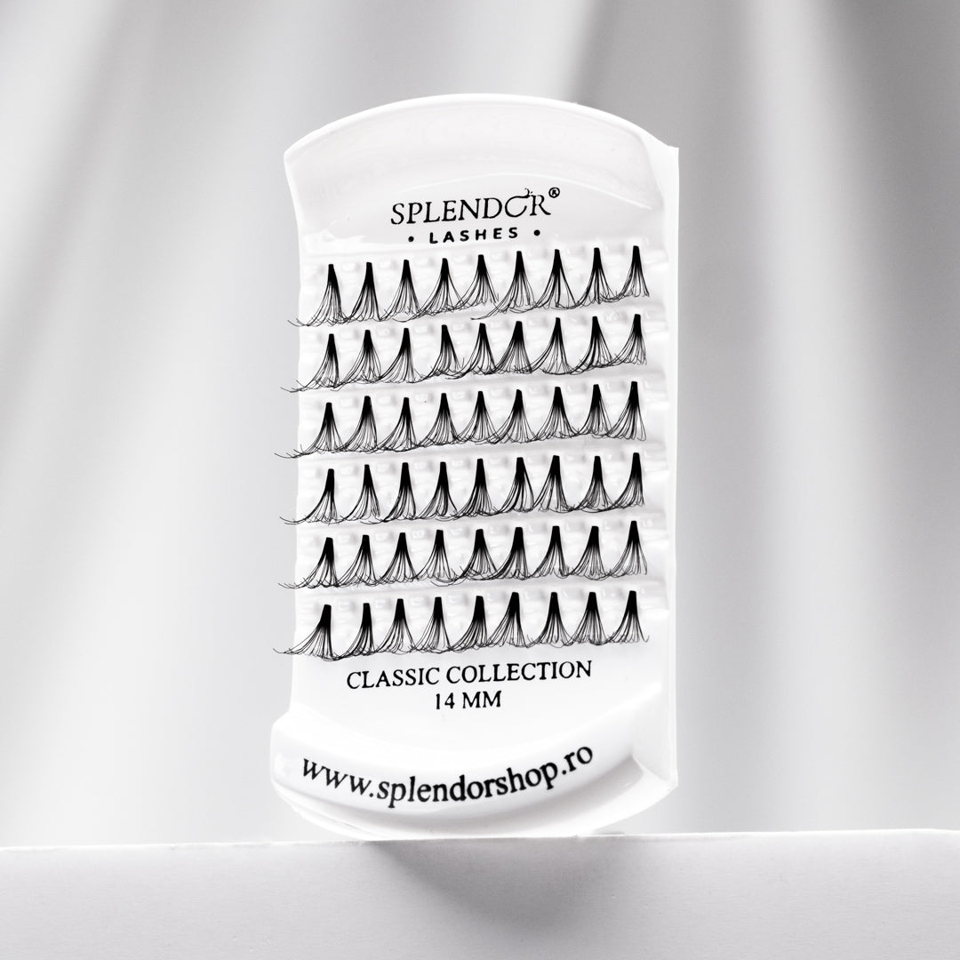 Gene false smocuri fara nod Splendor Lashes Classic Collection 54 buc