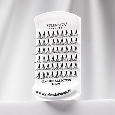 Gene false smocuri fara nod Splendor Lashes Classic Collection 54 buc