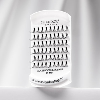 Gene false smocuri fara nod Splendor Lashes Classic Collection 54 buc