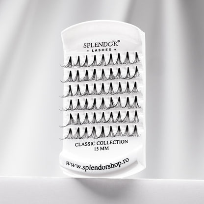 Gene false smocuri fara nod Splendor Lashes Classic Collection 54 buc