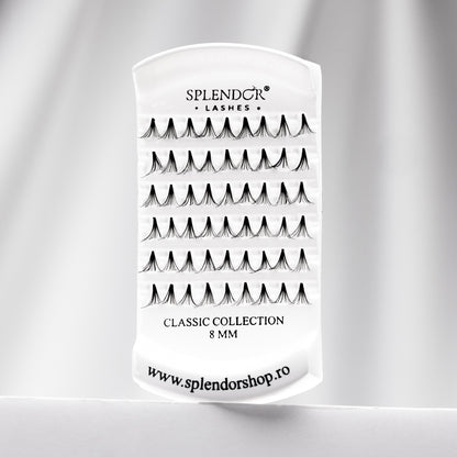 Gene false smocuri fara nod Splendor Lashes Classic Collection 54 buc