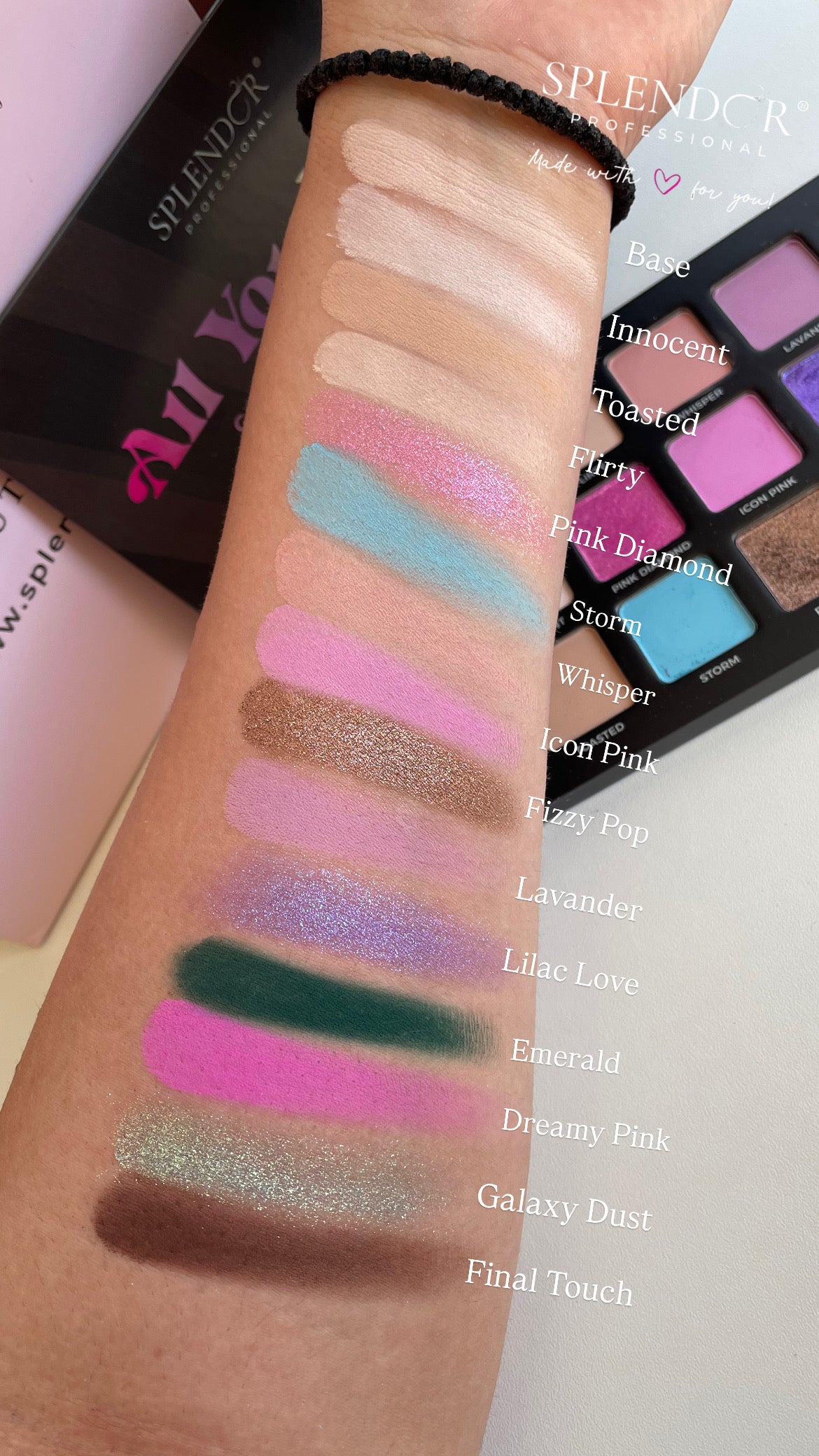 Paleta 15 farduri ALL YOU NEED - Colors Obsession SPLENDOR culori pigmentate si vibrante
