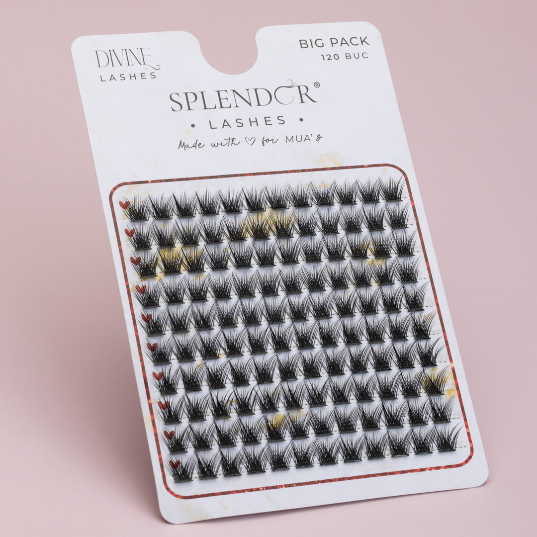 Big Pack Gene false smocuri matase Divine curbura C 120 buc