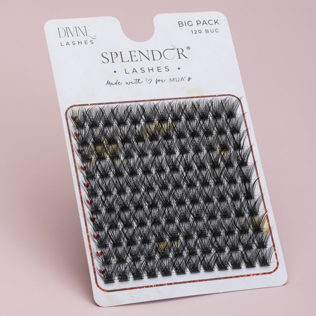 Big Pack Gene false smocuri matase Divine curbura C 120 buc