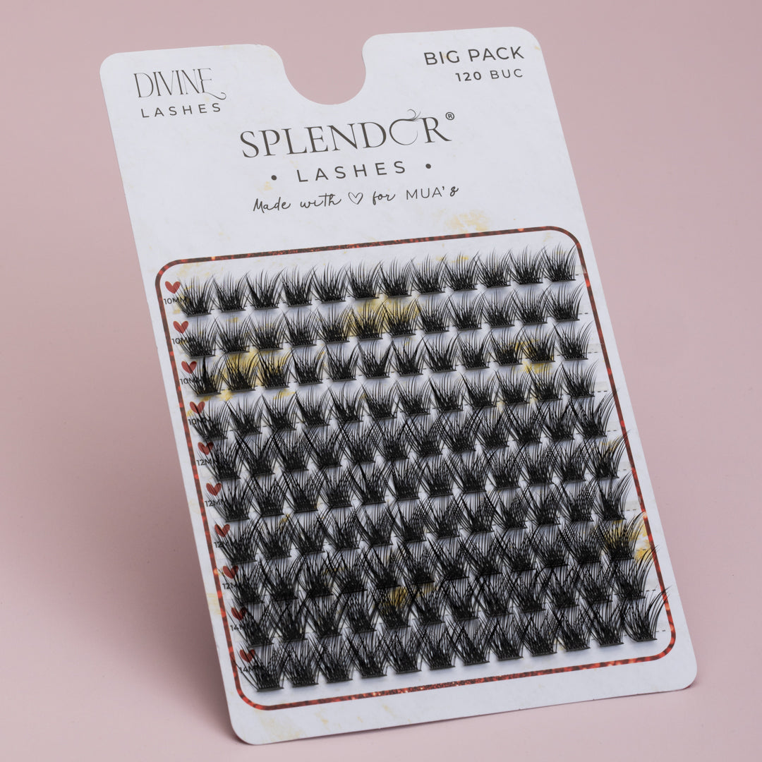 Big Pack Gene false smocuri matase Divine curbura C 120 buc